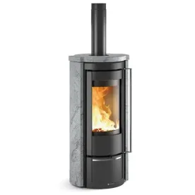 NORDICA Poêle à bois longili LIU5.0PIERRENATURELL